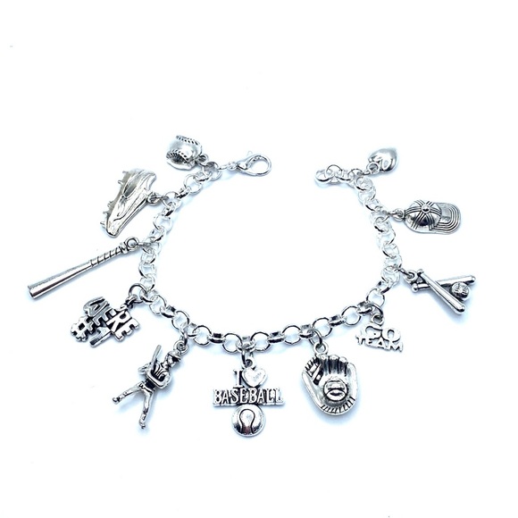 Baseball Charm Bracelet - Picture 9 of 9